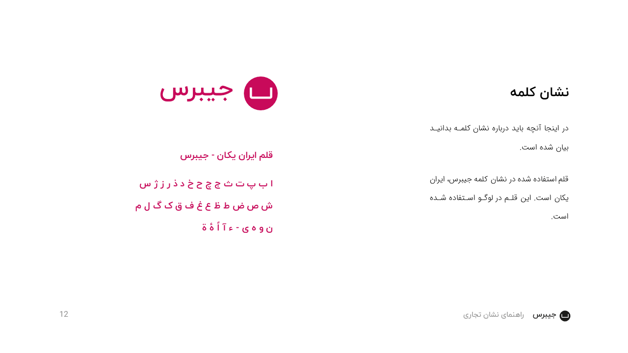 Jibres Logo Style Guide Persian Page12