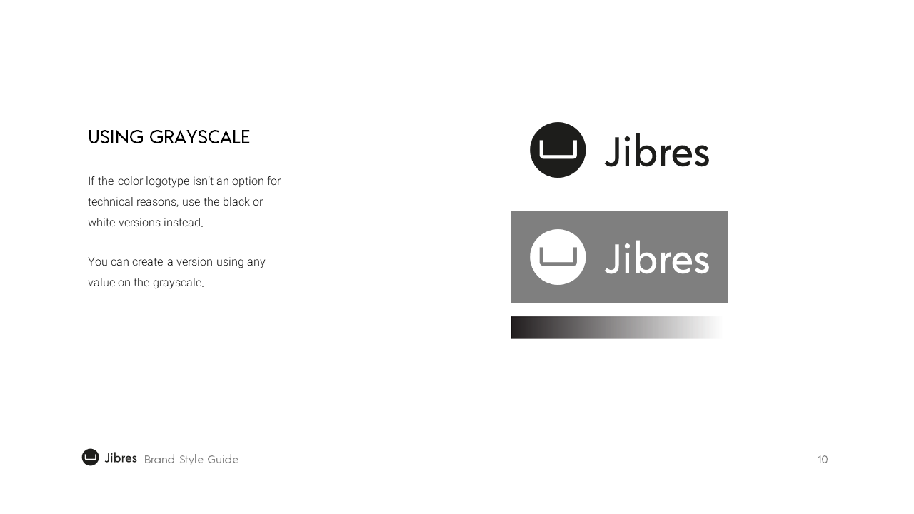 Jibres Logo Style Guide Page10