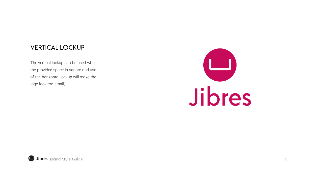 Jibres Logo Style Guide Page5