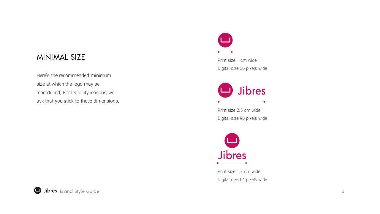 Jibres Logo Style Guide Page8
